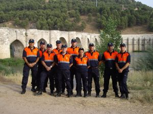 Voluntarios de protección civil Cabezón de Pisuerga